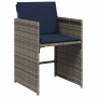 Sillones de jardín con cojines 4 uds ratán sintético gris von , Gartenstühle - Ref: Foro24-4007462, Preis: 232,38 €, Rabatt: %