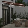 Toldo retráctil automático con luces LED marrón 300x250 cm | Foro24|Onlineshop| Casa, Jardín y Más Foro24.es