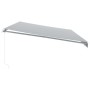 Toldo retráctil manual con luces LED antracita blanco 600x300cm de , Toldos - Ref: Foro24-3215790, Precio: 490,79 €, Descuent...