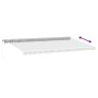 Toldo retráctil manual con luces LED antracita blanco 600x300cm de , Toldos - Ref: Foro24-3215790, Precio: 490,79 €, Descuent...