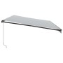 Toldo retráctil manual con luz LED antracita y blanco 600x300cm | Foro24|Onlineshop| Casa, Jardín y Más Foro24.es