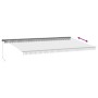 Toldo retráctil manual con luz LED antracita y blanco 600x300cm | Foro24|Onlineshop| Casa, Jardín y Más Foro24.es