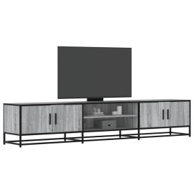 Mueble para TV madera de ingeniería gris Sonoma