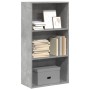 Estantería de madera de ingeniería gris hormigón 60x30x114 cm by , Bookcases and shelves - Ref: Foro24-857902, Price: 57,23 €...