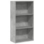 Estantería de madera de ingeniería gris hormigón 60x30x114 cm de , Librerías y estanterías - Ref: Foro24-857902, Precio: 57,2...