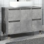 Mueble de baño madera de ingeniería gris hormigón 80x33x60 cm by , Bathroom furniture - Ref: Foro24-857231, Price: 106,23 €, ...