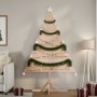 Árbol de Navidad de adorno madera maciza 180 cm by , Christmas trees - Ref: Foro24-4019702, Price: 57,11 €, Discount: %