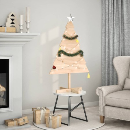 Árbol de Navidad de adorno madera maciza 110 cm by , Christmas trees - Ref: Foro24-4019700, Price: 35,83 €, Discount: %