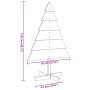 Árbol de Navidad de adorno madera maciza 110 cm by , Christmas trees - Ref: Foro24-4019700, Price: 35,83 €, Discount: %