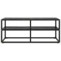 Mueble para TV negro con vidrio de mármol negro 100x40x40 cm de vidaXL, Muebles TV - Ref: Foro24-322858, Precio: 97,38 €, Des...