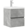 Armario de lavabo madera ingeniería gris hormigón 41x38,5x45 cm de , Muebles de baño - Ref: Foro24-856237, Precio: 43,32 €, D...