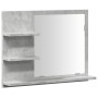 Espejo mueble de cuarto de baño gris hormigón 60x10,5x45 cm von , Badezimmerwaschtische - Ref: Foro24-856254, Preis: 33,63 €,...