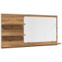 Espejo mueble baño madera ingeniería roble artisan 90x11x45 cm by , bathroom vanities - Ref: Foro24-856263, Price: 48,36 €, D...