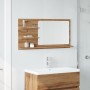 Espejo mueble baño madera ingeniería roble artisan 90x11x45 cm by , bathroom vanities - Ref: Foro24-856263, Price: 48,36 €, D...