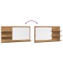 Espejo mueble baño madera ingeniería roble artisan 90x11x45 cm by , bathroom vanities - Ref: Foro24-856263, Price: 48,36 €, D...