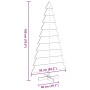 Árbol de Navidad de madera de adorno madera maciza pino 180 cm de , Arboles de navidad - Ref: Foro24-858195, Precio: 75,89 €,...