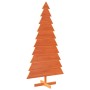 Árbol Navidad de adorno madera maciza pino marrón cera 180 cm by , Christmas trees - Ref: Foro24-858197, Price: 89,12 €, Disc...