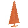 Árbol Navidad de adorno madera maciza pino marrón cera 180 cm by , Christmas trees - Ref: Foro24-858197, Price: 89,12 €, Disc...