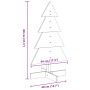 Árbol de Navidad de madera de adorno madera maciza pino 80 cm de , Arboles de navidad - Ref: Foro24-858183, Precio: 31,96 €, ...