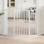 Puerta para perros plegable 3 paneles madera álamo blanca 150cm by , Dog kennels and fences - Ref: Foro24-352214, Price: 47,8...