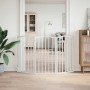 Puerta para perros plegable 3 paneles madera álamo blanca 150cm by , Dog kennels and fences - Ref: Foro24-352214, Price: 47,8...