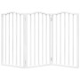 Puerta para perros plegable 3 paneles madera álamo blanca 150cm by , Dog kennels and fences - Ref: Foro24-352214, Price: 47,8...