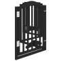 Puerta para perros plegable 6 paneles madera álamo negra 300 cm by , Dog kennels and fences - Ref: Foro24-352221, Price: 72,5...