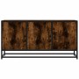 Mueble TV metal y madera ingeniería roble humo 100x35x50 cm | Foro24|Onlineshop| Casa, Jardín y Más Foro24.es