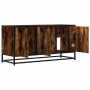 Mueble TV metal y madera ingeniería roble humo 100x35x50 cm | Foro24|Onlineshop| Casa, Jardín y Más Foro24.es