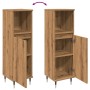 Armario de baño madera de ingeniería roble artisan 30x30x100 cm de , Muebles de baño - Ref: Foro24-857206, Precio: 62,81 €, D...