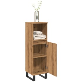 Armario de baño madera de ingeniería roble artisan 30x30x100 cm de , Tocadores de baño - Ref: Foro24-857212, Precio: 60,81 €,...