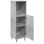 Armario de baño madera contrachapada gris hormigón 30x30x100 cm de , Muebles de baño - Ref: Foro24-857204, Precio: 52,14 €, D...