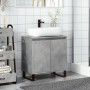 Armario de baño madera de ingeniería gris hormigón 58x33x60 cm von , Badezimmermöbel - Ref: Foro24-857219, Preis: 51,87 €, Ra...