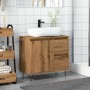 Mueble de lavabo madera de ingeniería roble artisan 65x33x60 cm de , Muebles de baño - Ref: Foro24-857227, Precio: 79,51 €, D...