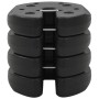 Weight plates for gazebo 4 pcs black concrete 220x50 mm by vidaXL, Weights for gazebos - Ref: Foro24-45210, Price: 35,99 €, D...