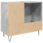 Mueble de lavabo madera ingeniería gris hormigón 65x33x60 cm de , Muebles de baño - Ref: Foro24-857225, Precio: 65,98 €, Desc...