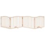 Puerta para perros plegable 4 paneles madera de álamo 320 cm by , Dog kennels and fences - Ref: Foro24-352209, Price: 65,42 €...