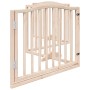 Puerta para perros plegable 4 paneles madera de álamo 320 cm von , Hundehütten und Zäune - Ref: Foro24-352209, Preis: 65,42 €...