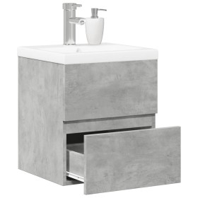 Set muebles de baño 2 piezas madera contrachapada gris hormigón von , Badezimmermöbel - Ref: Foro24-3324907, Preis: 123,35 €,...