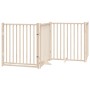 Puerta para perros plegable 4 paneles madera de abeto 320 cm by , Dog kennels and fences - Ref: Foro24-352275, Price: 76,91 €...