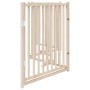 Puerta para perros plegable 4 paneles madera de abeto 320 cm by , Dog kennels and fences - Ref: Foro24-352275, Price: 76,91 €...