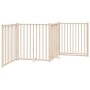 Puerta para perros plegable 4 paneles madera de abeto 320 cm by , Dog kennels and fences - Ref: Foro24-352275, Price: 76,91 €...