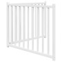 Puerta de perros plegable 2 paneles madera abeto blanco 160 cm by , Dog kennels and fences - Ref: Foro24-352280, Price: 36,17...