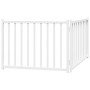 Puerta de perros plegable 2 paneles madera abeto blanco 160 cm by , Dog kennels and fences - Ref: Foro24-352280, Price: 36,17...