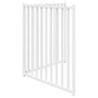 Puerta de perros plegable 2 paneles madera abeto blanco 160 cm by , Dog kennels and fences - Ref: Foro24-352282, Price: 45,22...