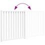 Puerta de perros plegable 2 paneles madera abeto blanco 160 cm by , Dog kennels and fences - Ref: Foro24-352282, Price: 45,22...