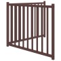 Puerta de perros plegable 2 paneles madera abeto marrón 160 cm by , Dog kennels and fences - Ref: Foro24-352296, Price: 35,45...