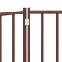 Puerta de perros plegable 2 paneles madera abeto marrón 160 cm by , Dog kennels and fences - Ref: Foro24-352296, Price: 35,45...