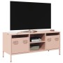 Mueble para TV acero laminado en frío rosa 101,5x39x43,5 cm | Foro24|Onlineshop| Casa, Jardín y Más Foro24.es