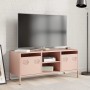 Mueble para TV acero laminado en frío rosa 101,5x39x43,5 cm | Foro24|Onlineshop| Casa, Jardín y Más Foro24.es